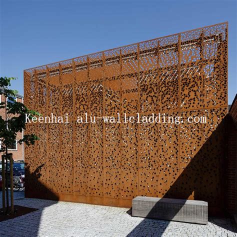 corten metal house siding ideas|corten steel perforated sheet.